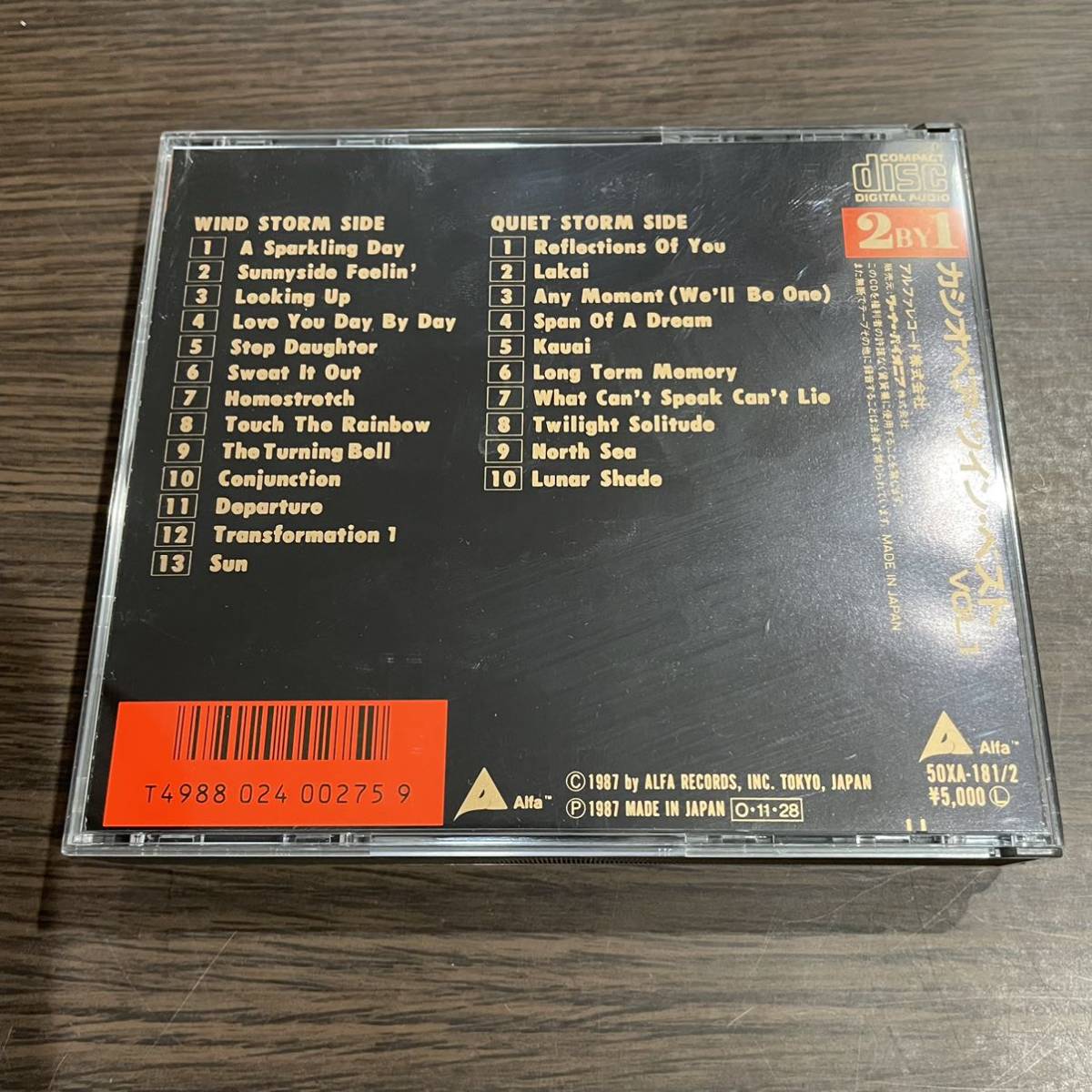 ☆中古アルバム☆CASIOPEA☆カシオペア☆WIND &QUIET STORM 