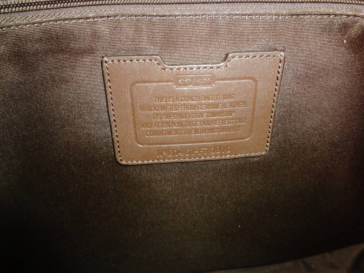人気】COACH コーチ F70916 オールレザー ビジネスバッグ ブリーフ