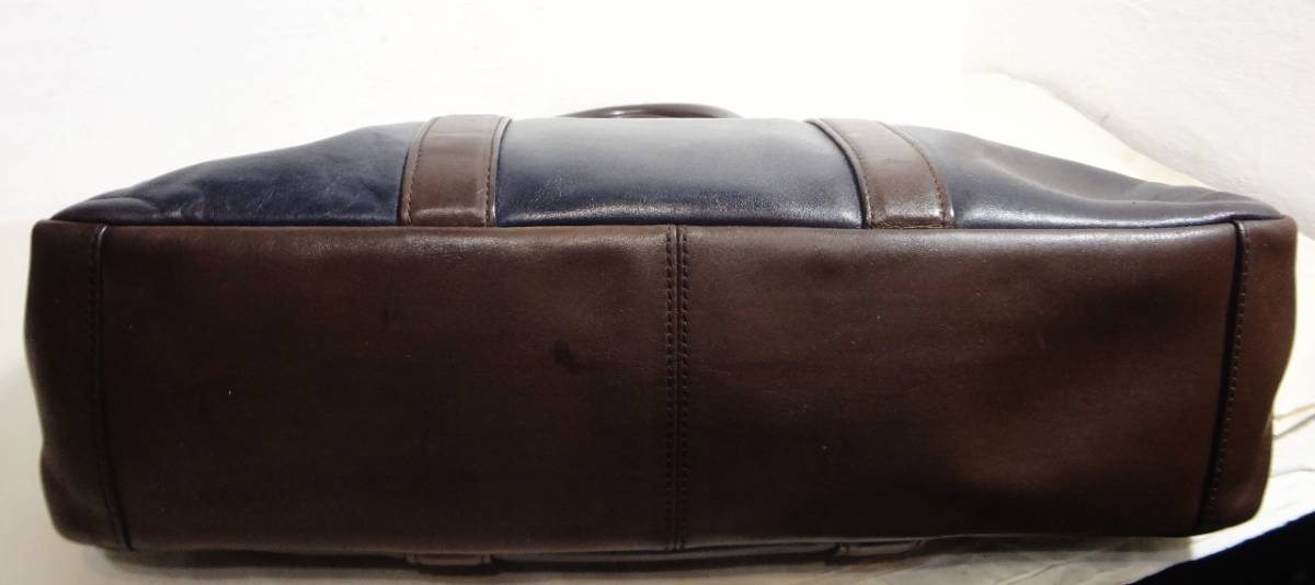 人気】COACH コーチ F70916 オールレザー ビジネスバッグ ブリーフ