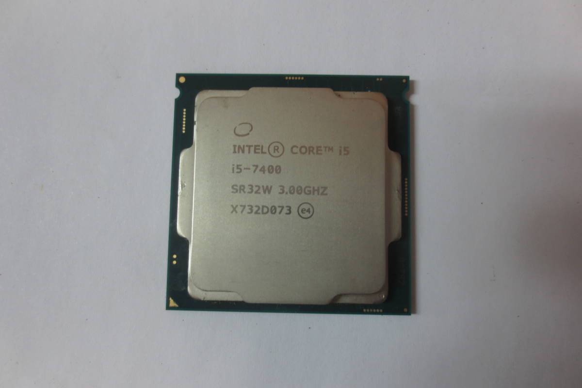 Core Intel i5-7400 i5 CPU - インテル GHz 0 SR32W Processor 1 3.0