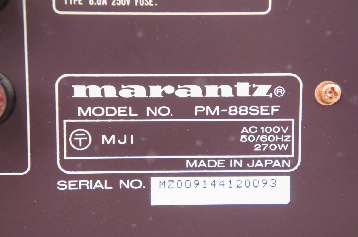 プリメインアンプ PM-88SEF marantz マランツ Marantz PM-88SE J 0