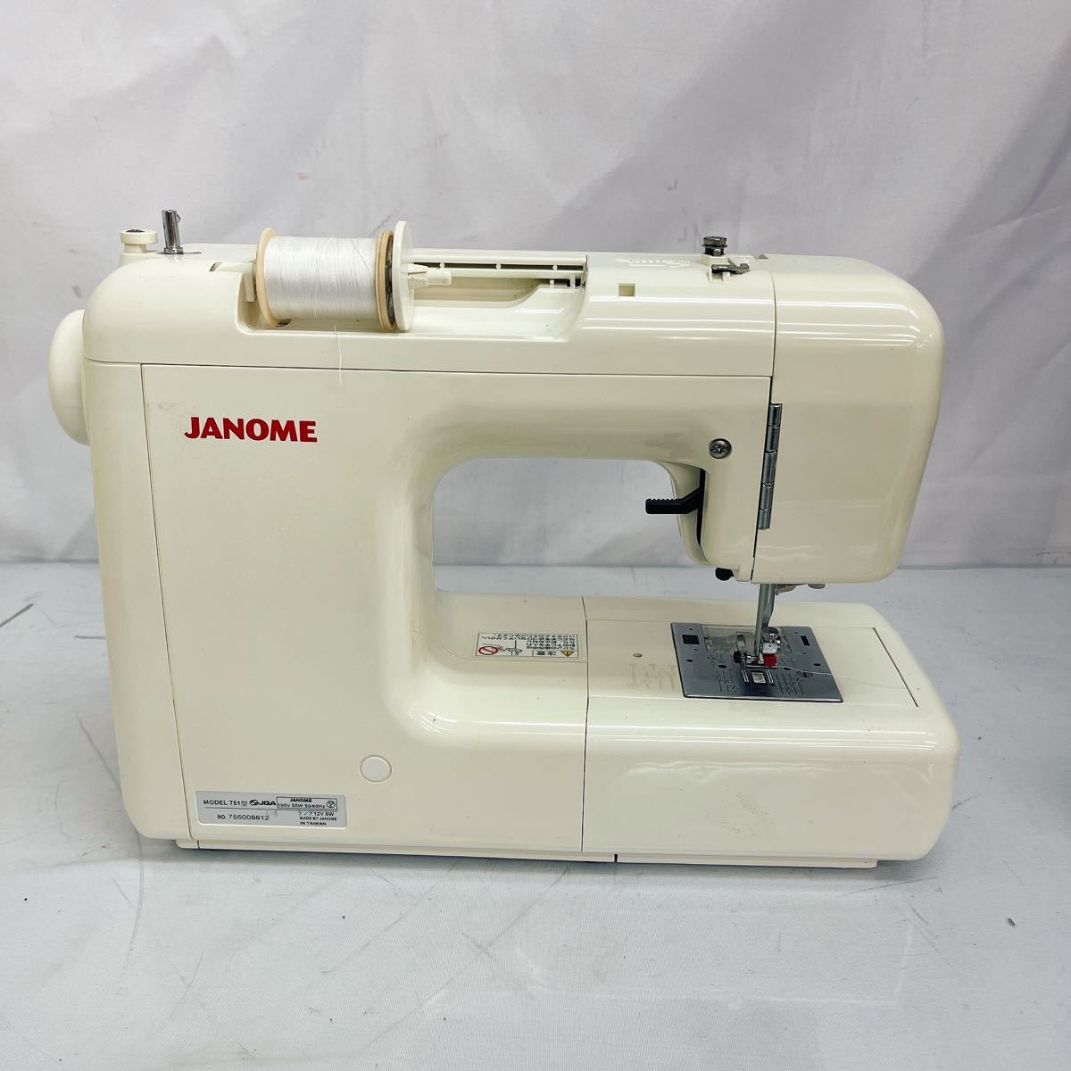 DD47 JANOME ジャノメ ミシン 670R MODEL 751型 電子ミシン 通電OK 