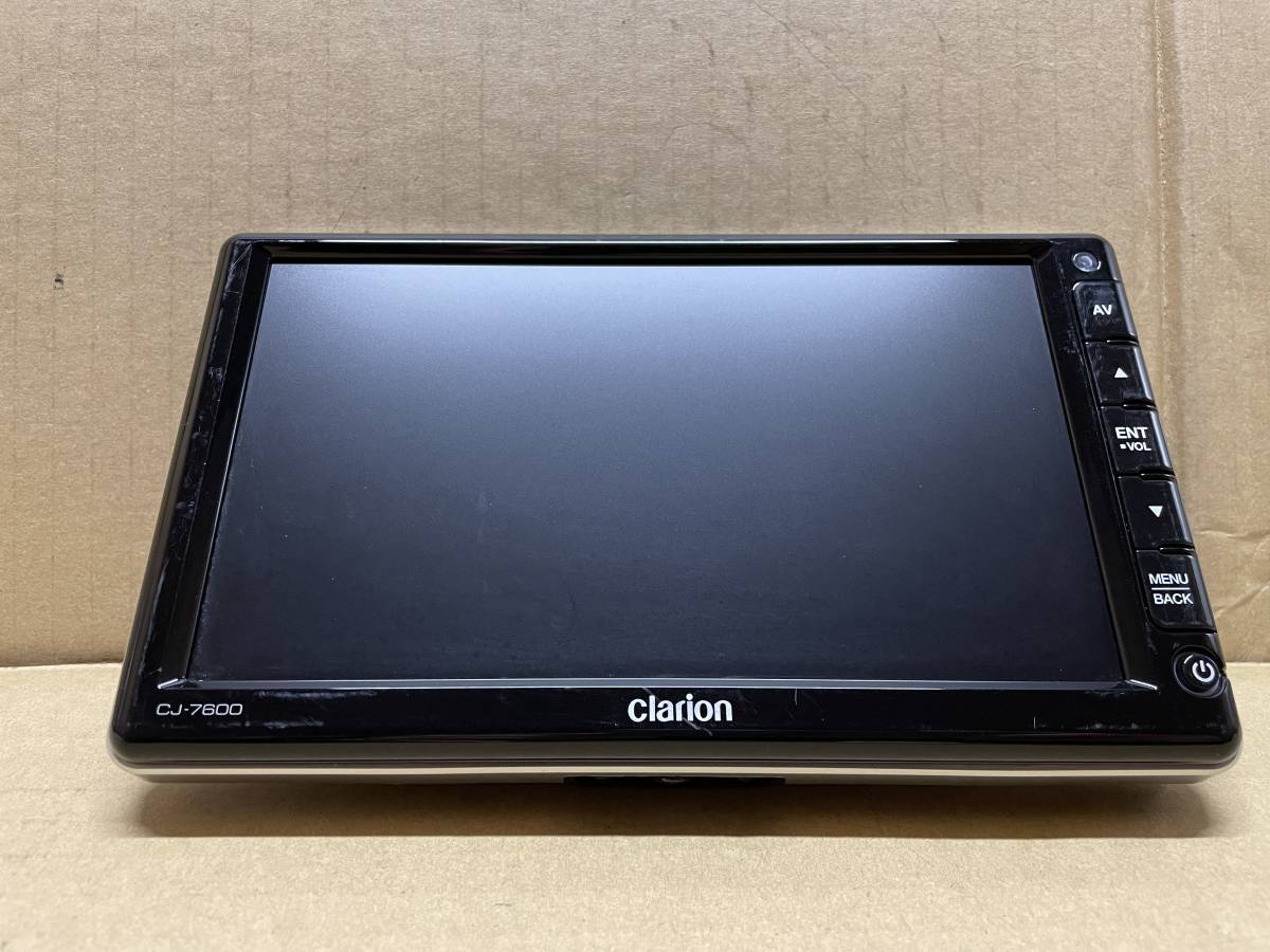 バックモニター☆CJ-7600A☆clarion☆クラリオン☆24V-12V☆作動確認済