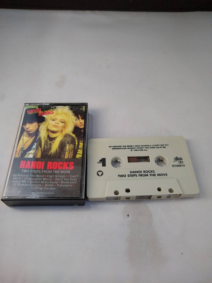  T0766 カセットテープ ハノイ ロックス HANOI ROCKS/TWO STEPS FROM THE MOVE(ハードロック)｜売買されたオークション情報、yahooの商品情報をアーカイブ公開 - オークファン ハードロック