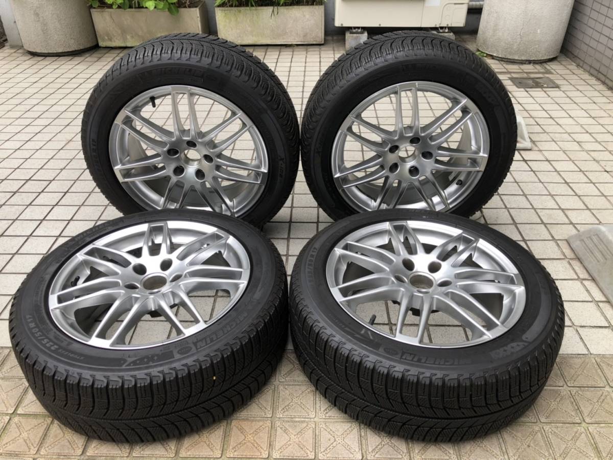 ☆社外タイヤ付ホイール4本セット中古☆17×7.5J 112－5穴 アウディ