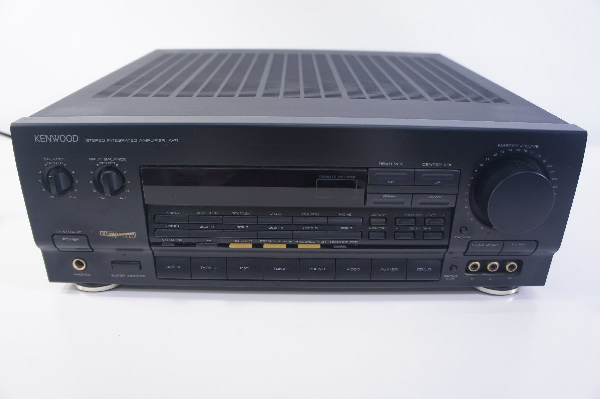 KENWOOD プリメインアンプ 【KAF-5002】通常作動美品 1997年 ￥49，000
