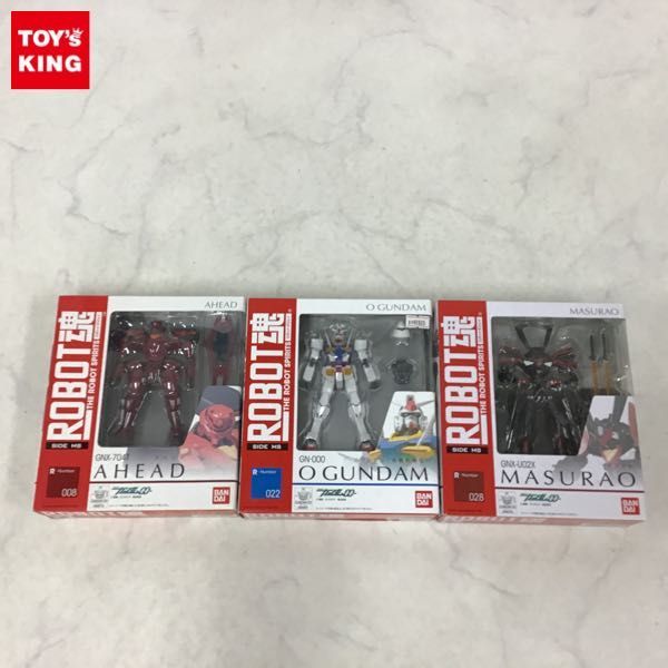 1円～ 未開封含 ROBOT魂 機動戦士ガンダムOO マスラオ Oガンダム (実戦配備型) 他