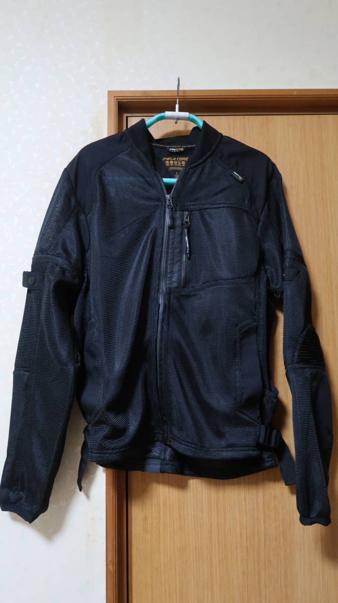 ワークマン (コーデュラユーロ)ライダース ジャケット 合皮+メッシュ L 