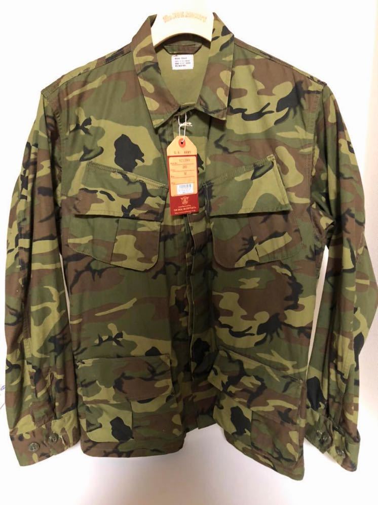 The REAL McCOY'S ERDL PATTERN JACKET MJ17009 size M リアルマッコイズ リーフカモ ファ ...