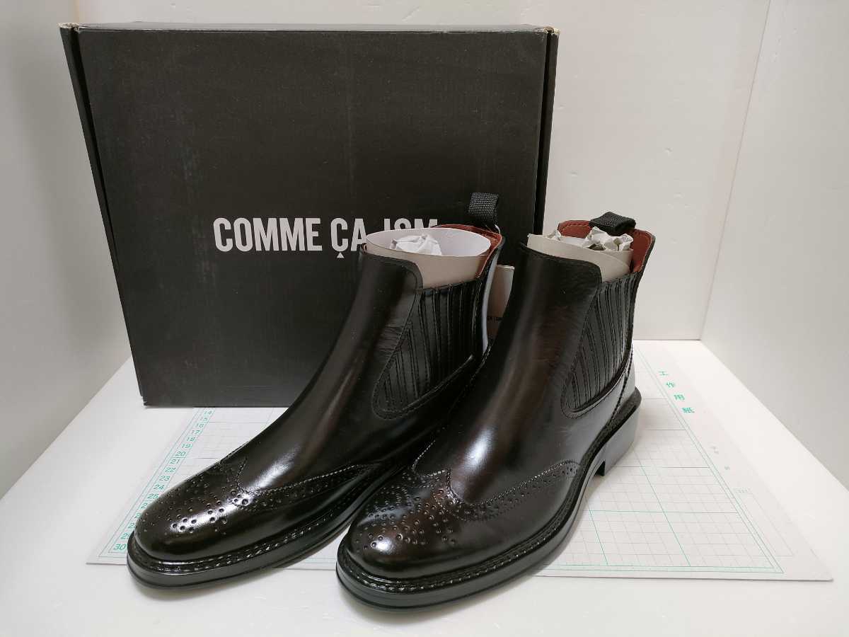 COMME CA ISM、コムサ、ブーツ、ブラック、25cm、未使用 くどく