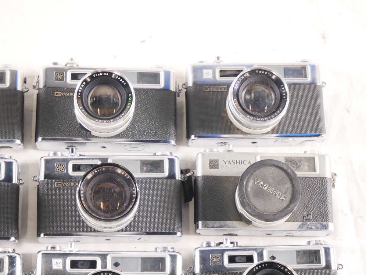 22354B 66 20点まとめ YASHICA ヤシカ エレクトロ35 GS GSN 他 レンジファインダー まとめ まとめて 大量セット