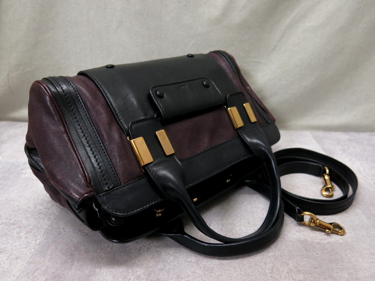 美品Chloé クロエアリスボストンバッグ