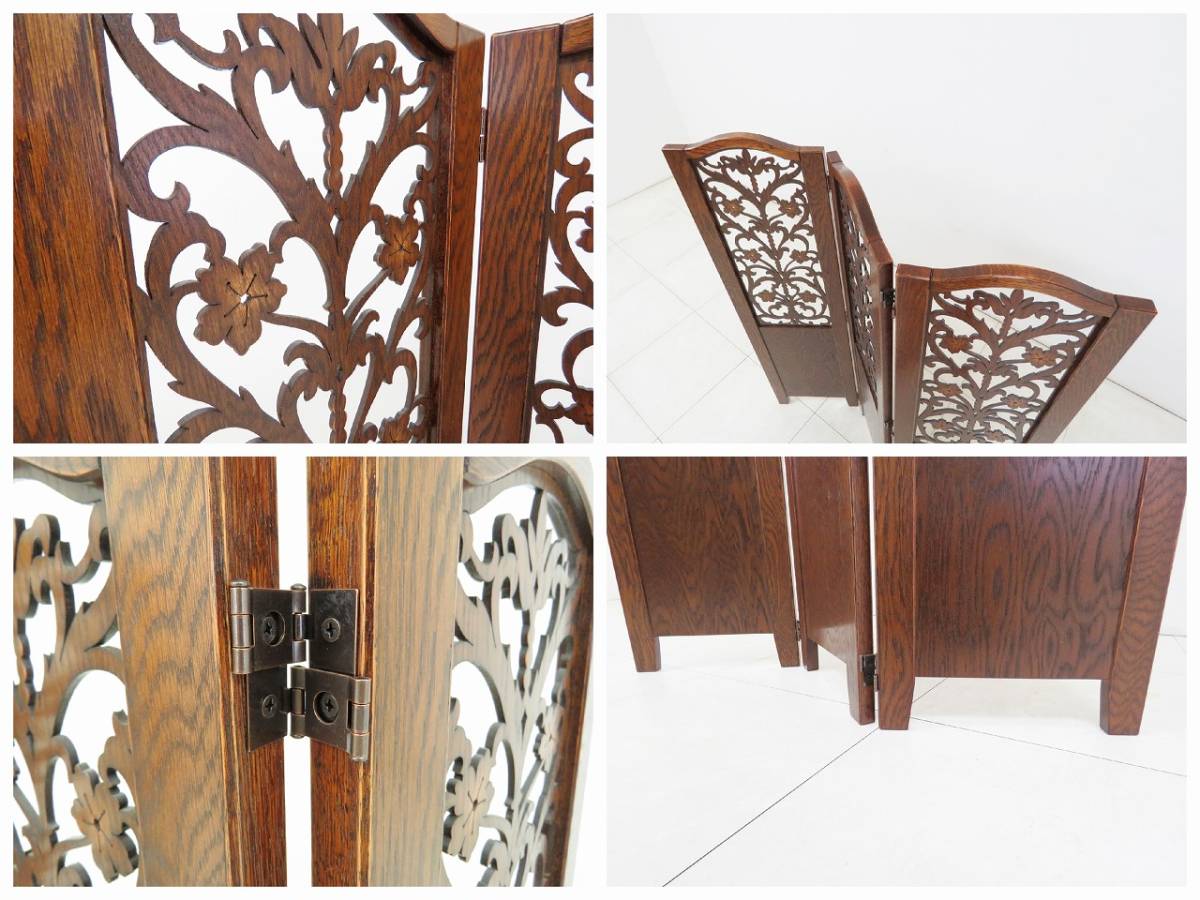 美品 三越家具 Brugge ブルージュ 3連 パーテーション 衝立 楽天市場