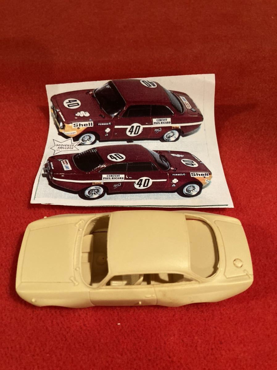 1/43 ALFA ROMEO GTA 1300 Junior PAUL RICARD 24h レジンキット 