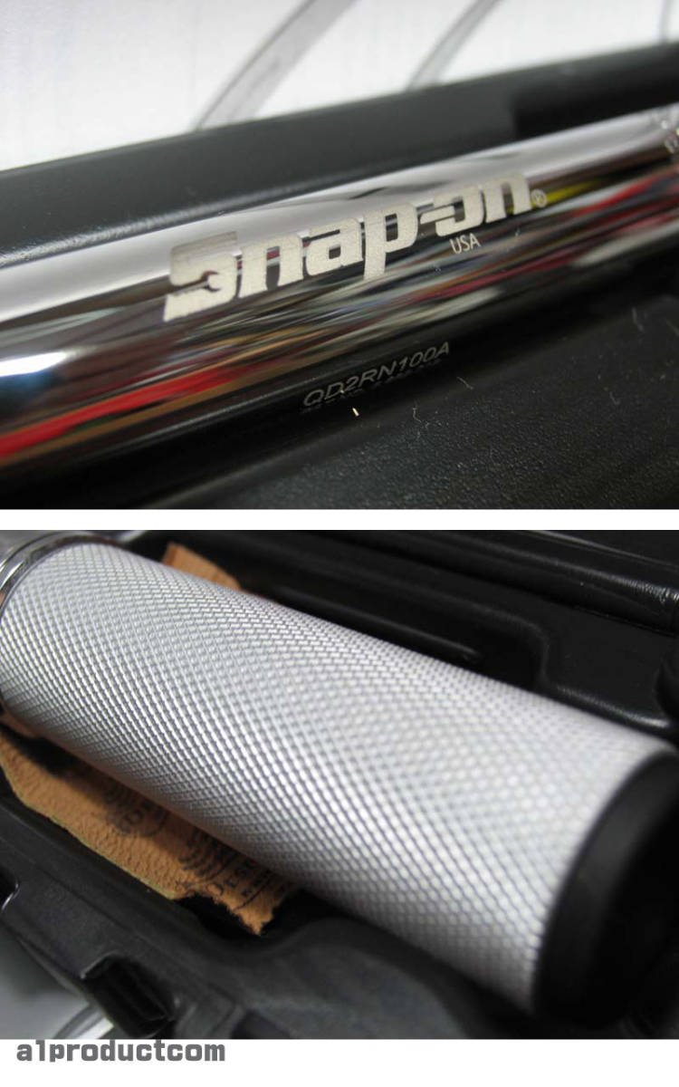 スナップオン Snap-on 差込角3/8(9.5mm) クリックタイプ トルクレンチ(20100 N.m) QD2RN100A 新品 Snap-on スナップオン 差込角3⁄8(9.5mm) 差込角3&frasl;8ラチェットハンドル FN720A 差込角3⁄8(