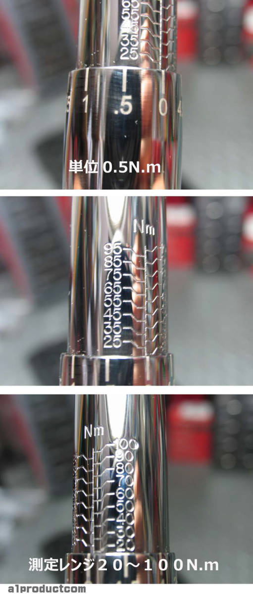 スナップオン Snap-on 差込角3/8(9.5mm) クリックタイプ トルクレンチ(20100 N.m) QD2RN100A 新品 Snap-on スナップオン 差込角3⁄8(9.5mm) 差込角3&frasl;8ラチェットハンドル FN720A 差込角3⁄8(