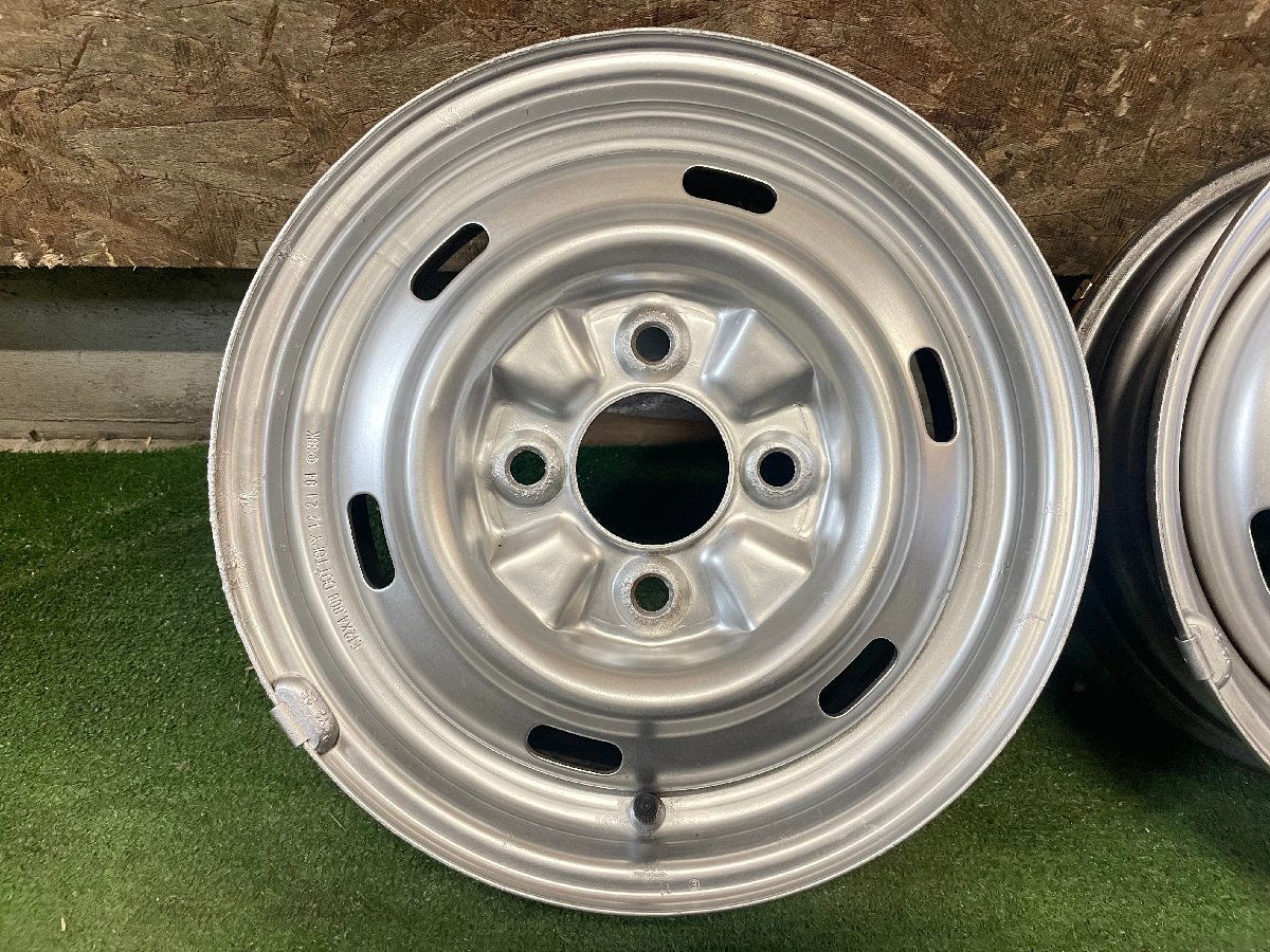 TOPY スチールホイール 12インチ 4J PCD100 4H 4本セット(純正品 