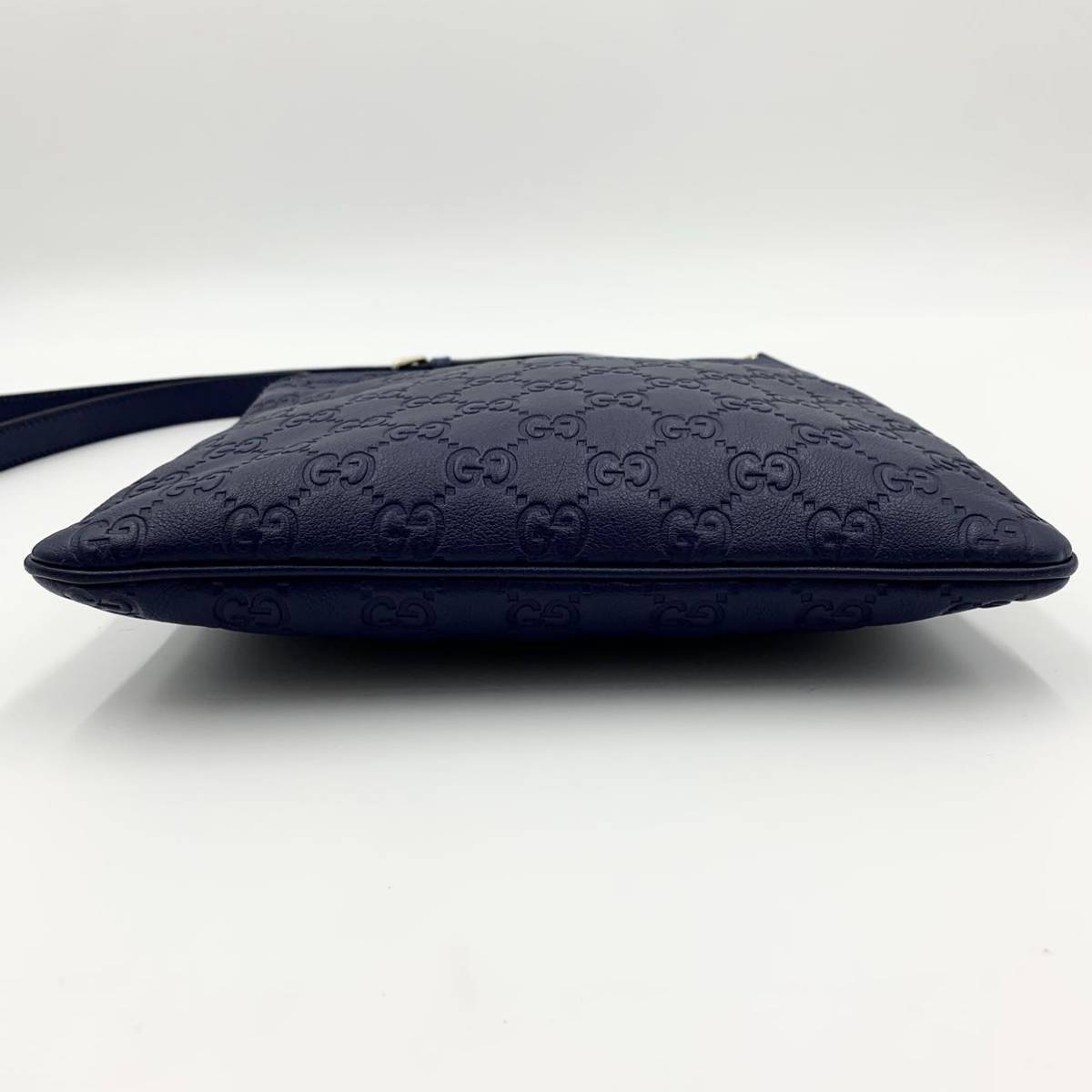 1円~ 極美品 GUCCI グッチ ショルダーバッグ サコッシュ シマ gg柄 