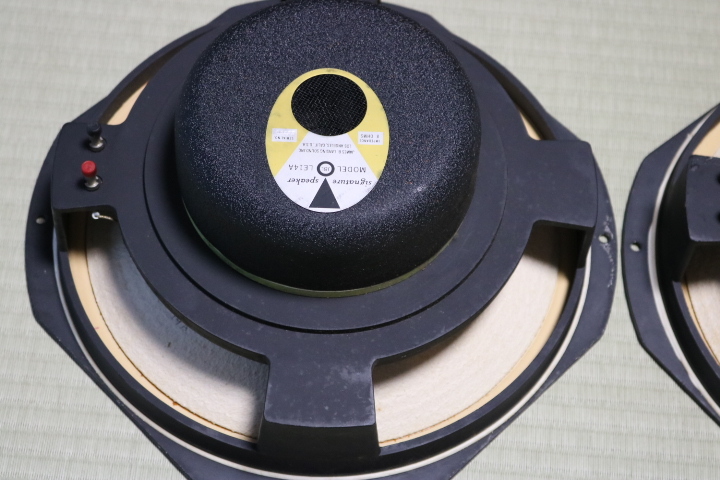 ☆★　【作動品・美品】　 JBL-LE14A 　８　アルニコ　ペア LE14A JBL ペア ◇ ウーファーユニット ペア□ビンテージ
