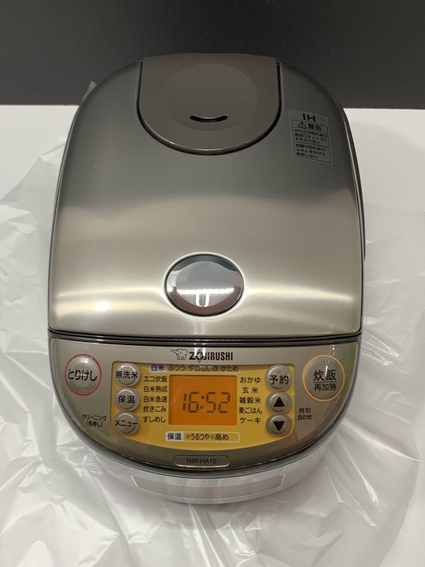 ☆【同梱不可】未使用品 象印 プラチナ厚釜 5.5合炊き NW-HA10-XA IH 