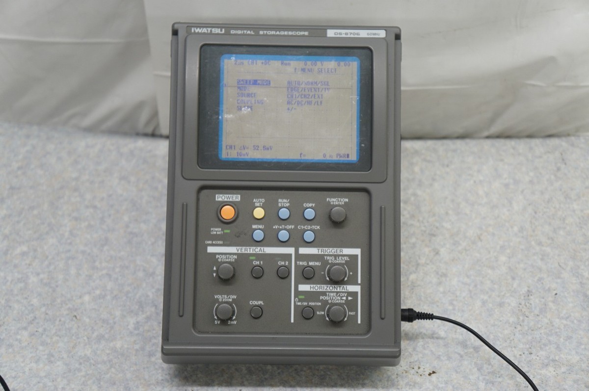 NZ] IWATSU 岩通 DS-8706 DIGITAL STORAGESCOPE デジタルストレージ