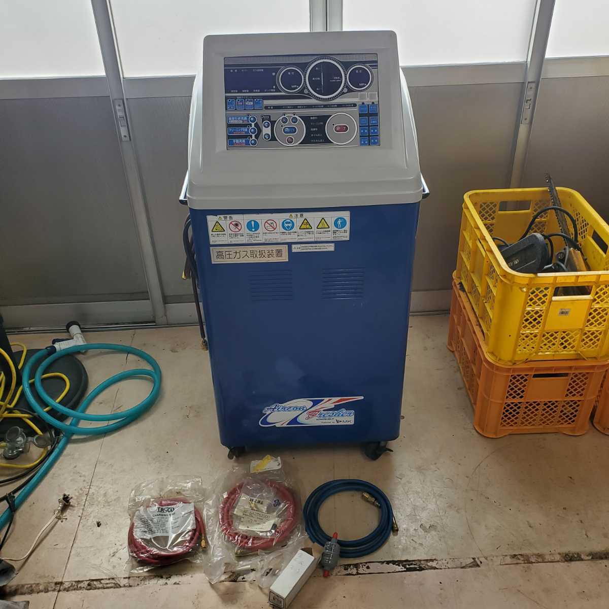 中古 MK精工 エアコンフレッシャー AF-2200Z エアコンガス交換機 真空