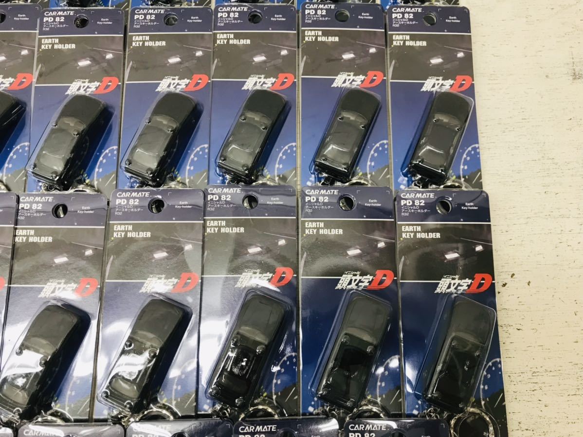 k0504-08☆未使用 頭文字D 静電気除去キーホルダー / CARMATE PD82 