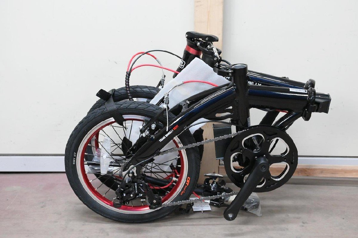 試走程度 トランスモバイリー ULTRA LIGHT E-BIKE 折り畳み電動 