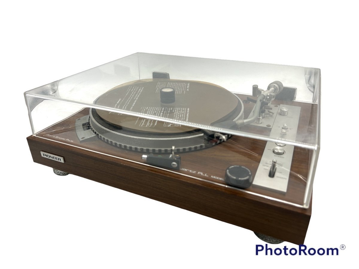 大人気,お得 Pioneer Quartz PLL XL-1550 レコードプレイヤー パイオニア クォーツPLL方式 レトロ コレクション ターンテーブル 本体 オーディオ機器