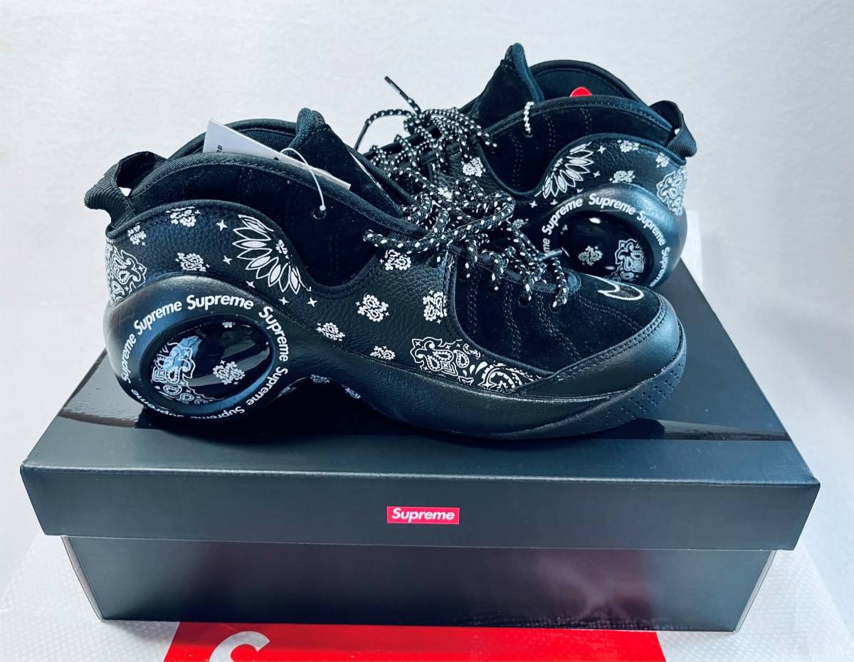 国内正規 新品 24.5㎝ Supreme Nike Air Zoom Flight 95 Black Bandana 