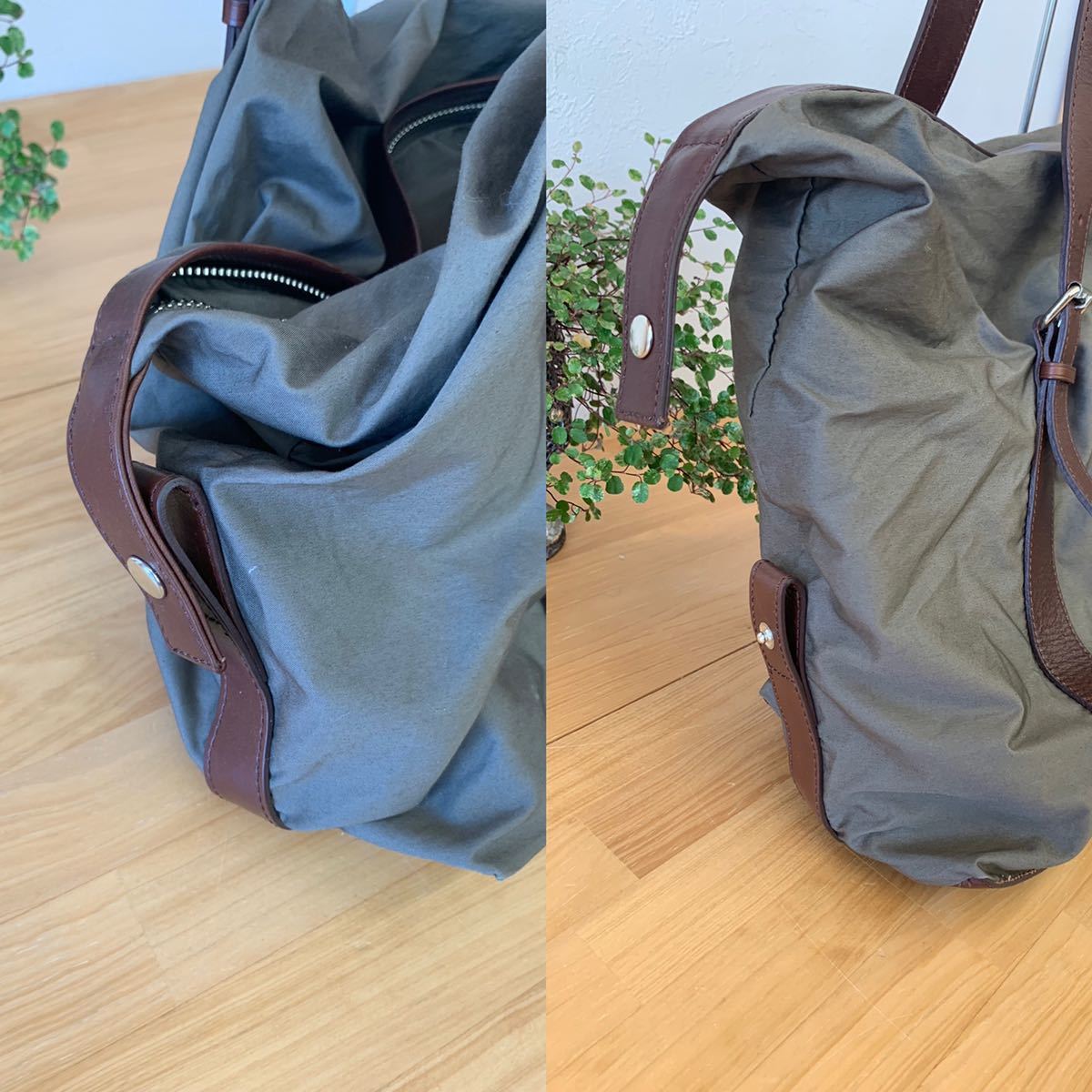 美品 MARGARET HOWELL マーガレットハウエル 2WAYボストンバッグ 