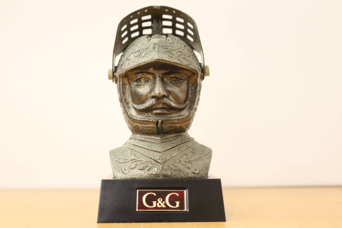NIKKA ニッカ G&G ウイスキー ライター 昭和レトロ 西洋騎士 甲冑 卓上