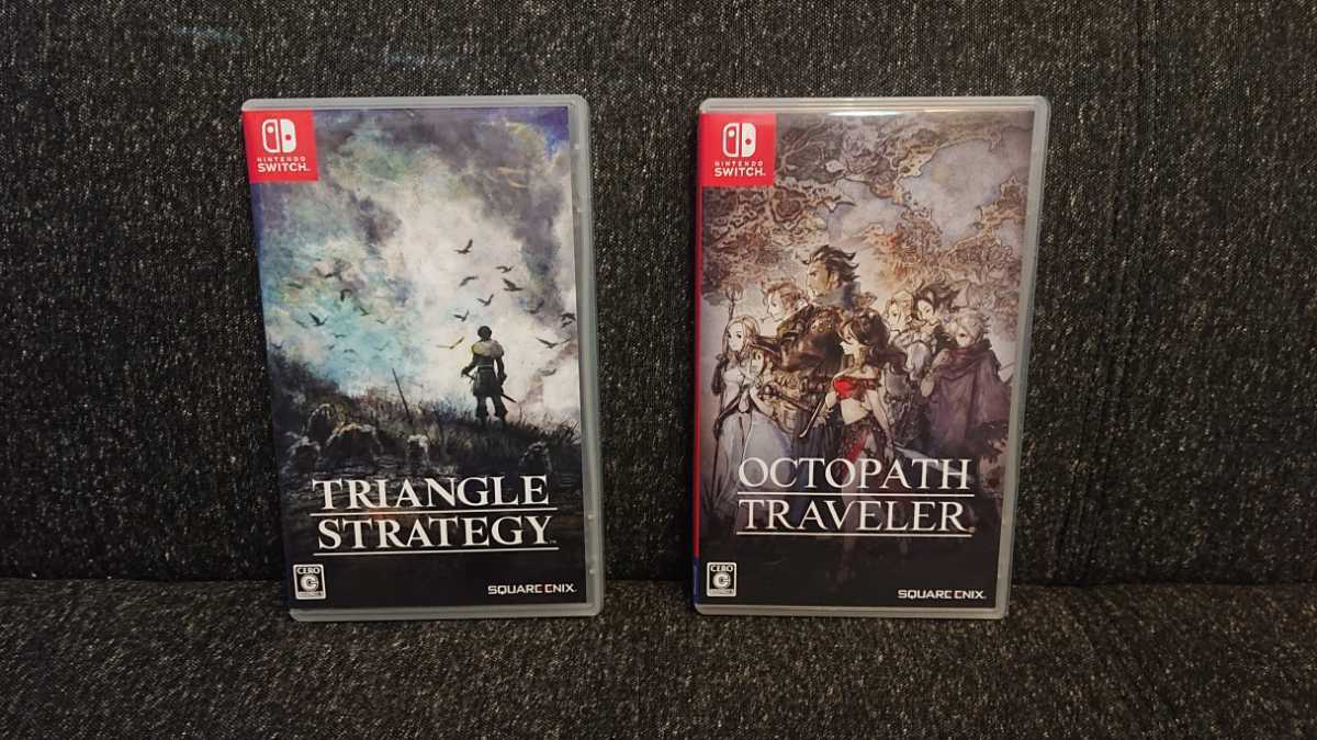 Switch オクトパストラベラー Ⅰ ・II トライアングルストラテジー 3本 低価，品質保証 送料無料 中古 トライアングルストラテジー オクトパス