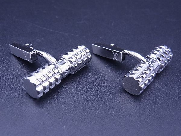 1円 □美品□ LOUIS VUITTON ヴィトン M66358 カフス カフリンクス