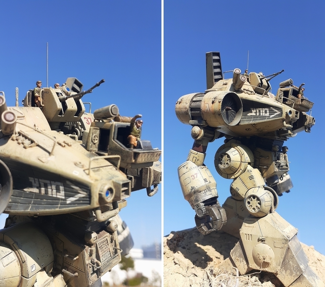 1／100 戦闘メカ　ザブングル　ダッガータイプ　全塗装完成品 ☆BANDAI/バンダイ 戦闘メカ ザブングル ダッガータイプ 1/100