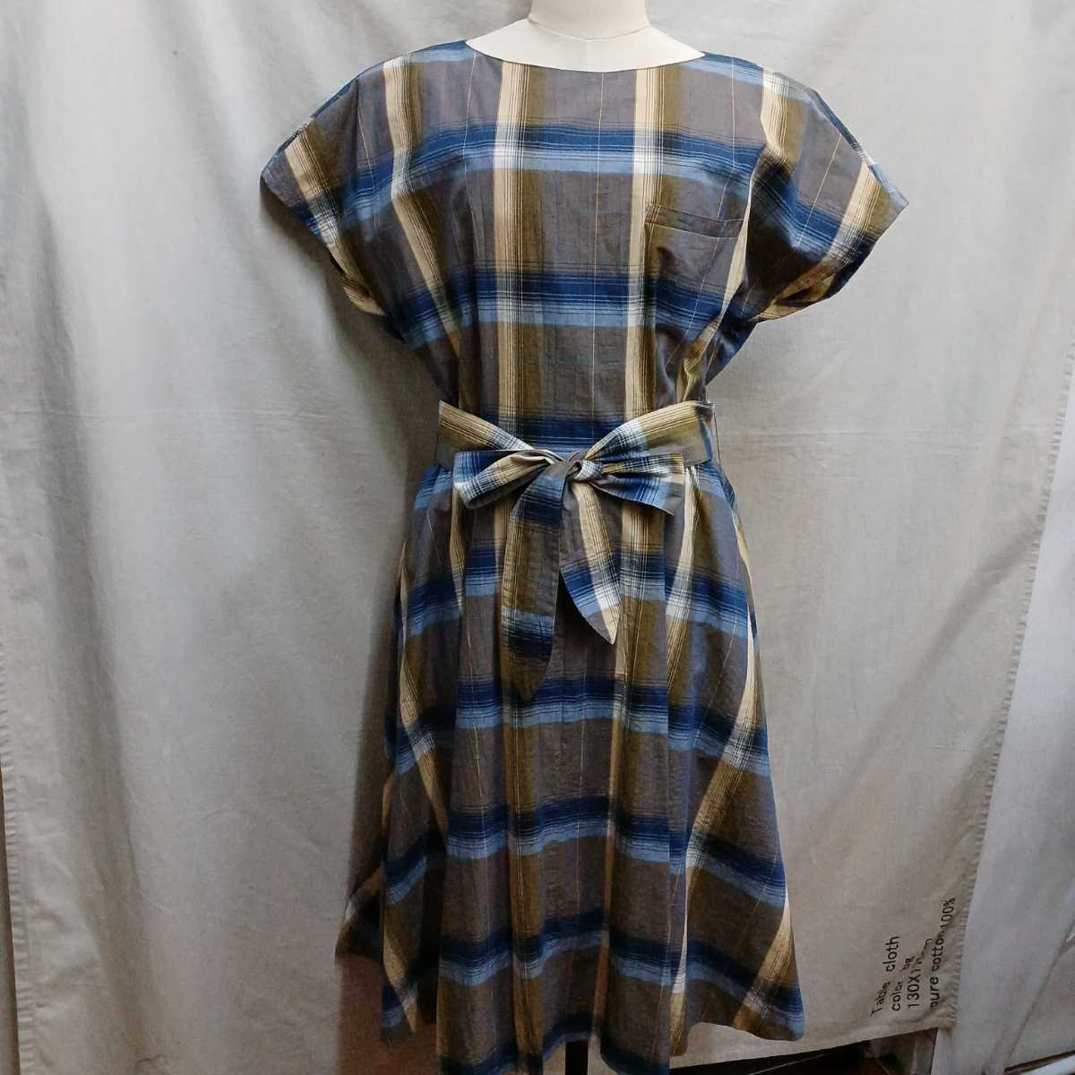 BURBERRY バーバリー チェック柄 ワンピース サイズ11号 レディース