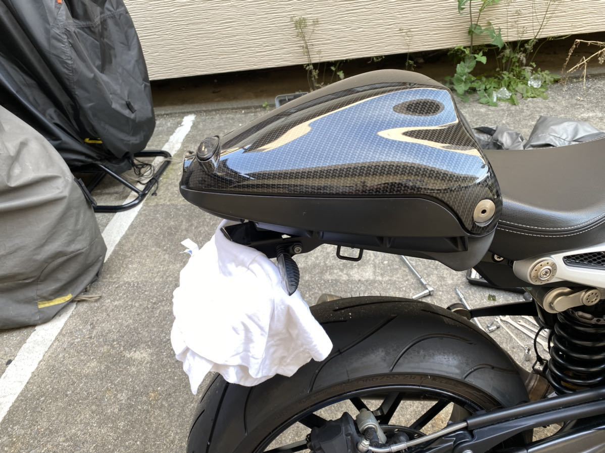 R BMW Motorcycle Rear RnineT nineT Trunk Tail Hump Box - Custom 