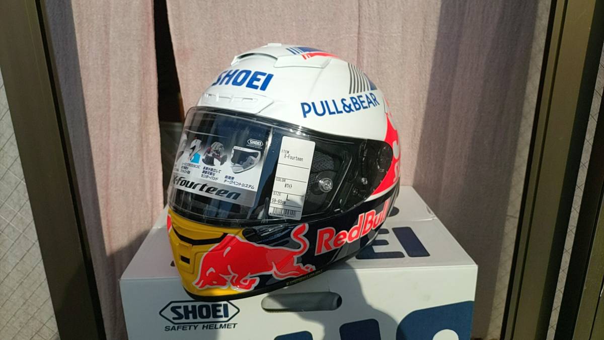 SHOEI X-Fourteen マルケスドイツカラー 新品 箱説明書他全部付きます 