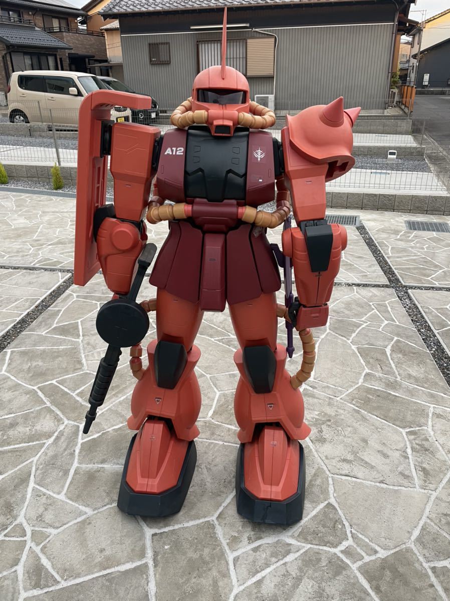 １/12 シャア専用ザク　等身大 ジャンク シャア専用ザク 完成品 MS-06S 1/12 バンダイ 2001年 12月21日 発売品