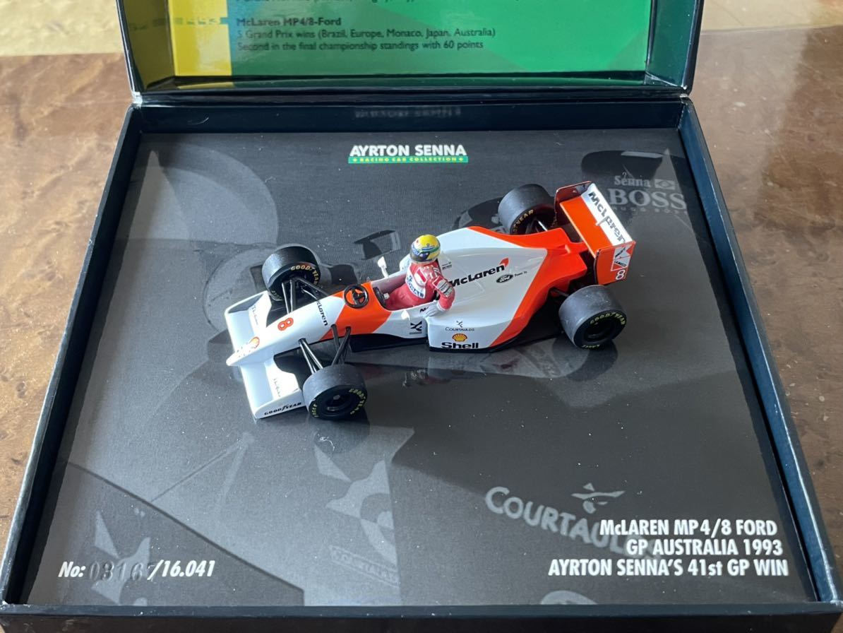 MINICHAMPS 1/43 マクラーレン アイルトン・セナ McLAREN MP4/8 MINICHAMPS 1/43 マクラーレン アイルトン・セナ McLAREN MP4/8