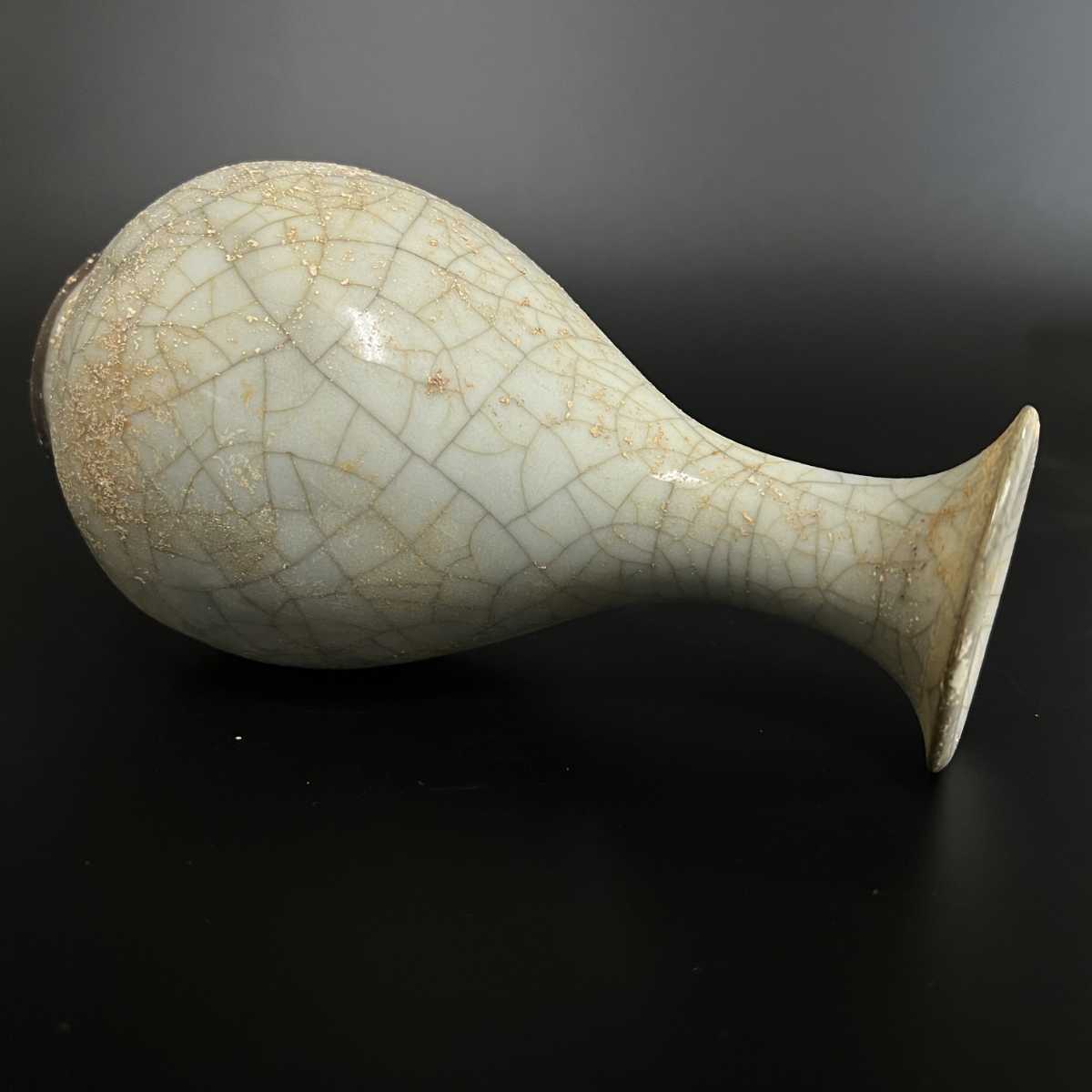 宋 官窯 白磁 玉壺春瓶 中国 古美術 骨董品 【公式通販】