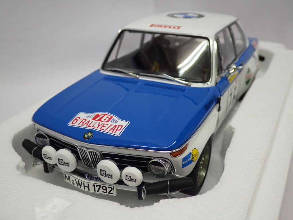 AUTOart オートアート BMW 2002 TAP RALL タップラリー 1972 WARMBOLD