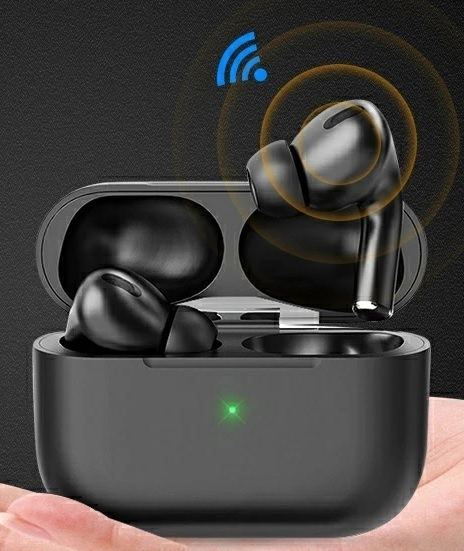 送料無料 Pro3 黒 Apple AirPods Pro型 ワイヤレス イヤホン 自動ペア