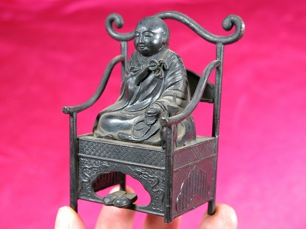 チベット仏 ◇楾◇ 仏像唐物骨董 1813g 19.5cm 歓喜仏 銅製 中国古玩 T