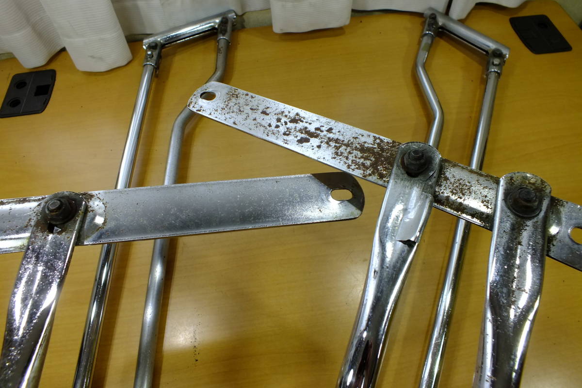 □ ハーレー純正 ショベル サドルバックガード・サドルバックレール 