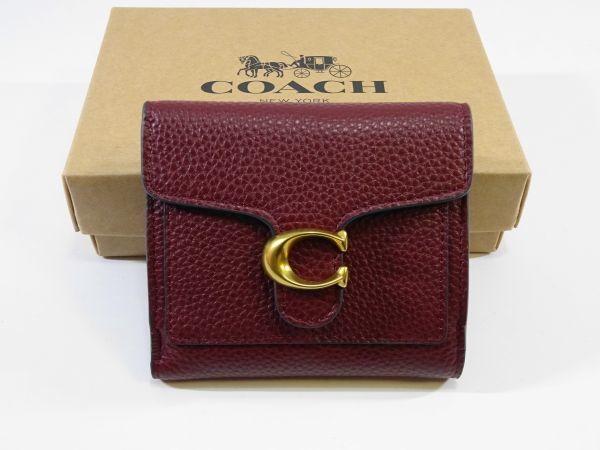COACH コーチ 財布 シグネチャー 二つ折り財布 コンパクトウォレット レディース コンパクト財布 COACHコーチ コンパクト 中古 アウトレット 新品未使用✨️ スナップ キャンバス C2862SVQD