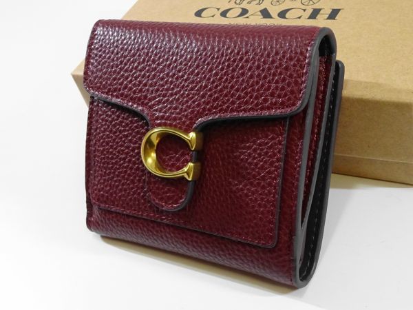 COACH コーチ 財布 シグネチャー 二つ折り財布 コンパクトウォレット レディース コンパクト財布 COACHコーチ コンパクト 中古 アウトレット 新品未使用✨️ スナップ キャンバス C2862SVQD