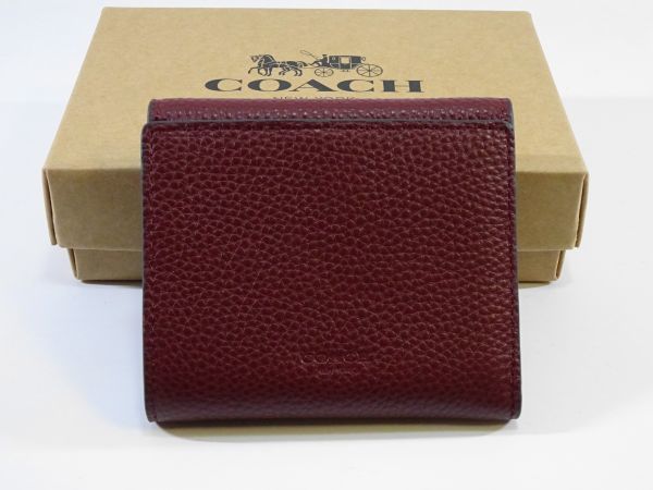 COACH コーチ 財布 シグネチャー 二つ折り財布 コンパクトウォレット レディース コンパクト財布 COACHコーチ コンパクト 中古 アウトレット 新品未使用✨️ スナップ キャンバス C2862SVQD