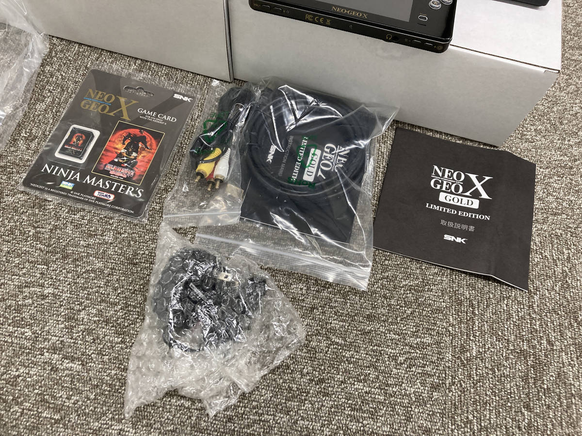 NEOGEO X GOLD LIMITED EDITION ASIAN VERSION NINJA MASTER'S 同梱版