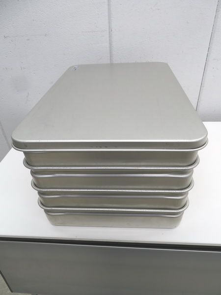 アカオ(AKAO) アルミ穴明手付番重 大80 板取手 ABV60108